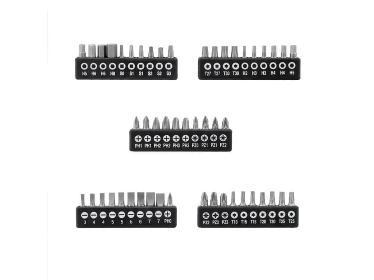 Набір викруток з комплектом насадок 70 од. INTERTOOL VT-3370 