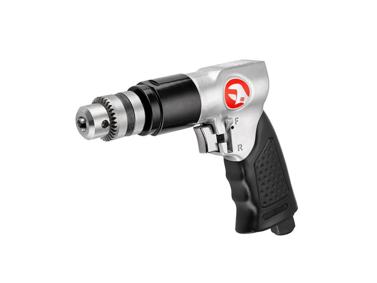 Дриль пневматичний з реверсом, патрон 1,5-10 мм, 3/8" INTERTOOL PT-0902 