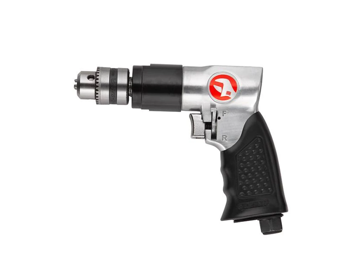 Дриль пневматичний з реверсом, патрон 1,5-10 мм, 3/8" INTERTOOL PT-0902 