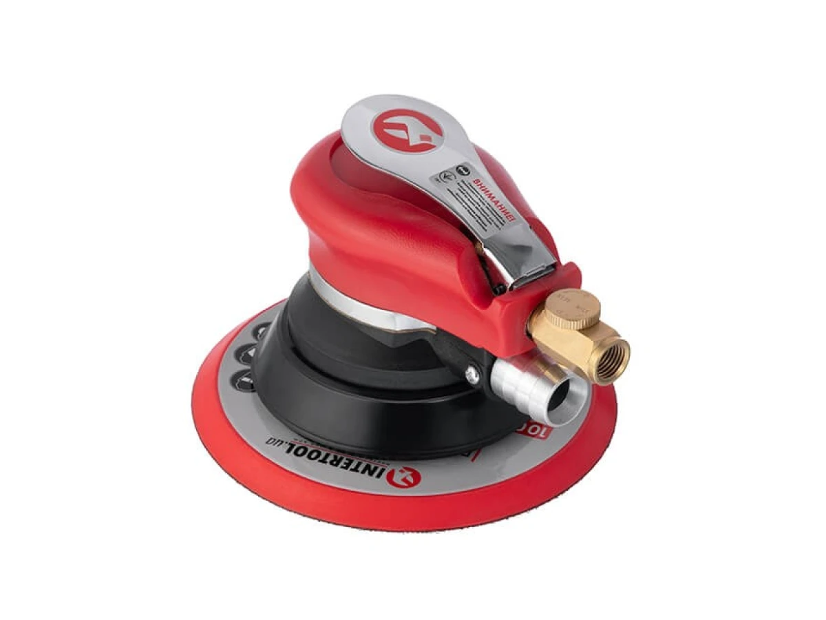 Шліфмашина пневматична ексцентрикова 150 мм INTERTOOL PT-1007 