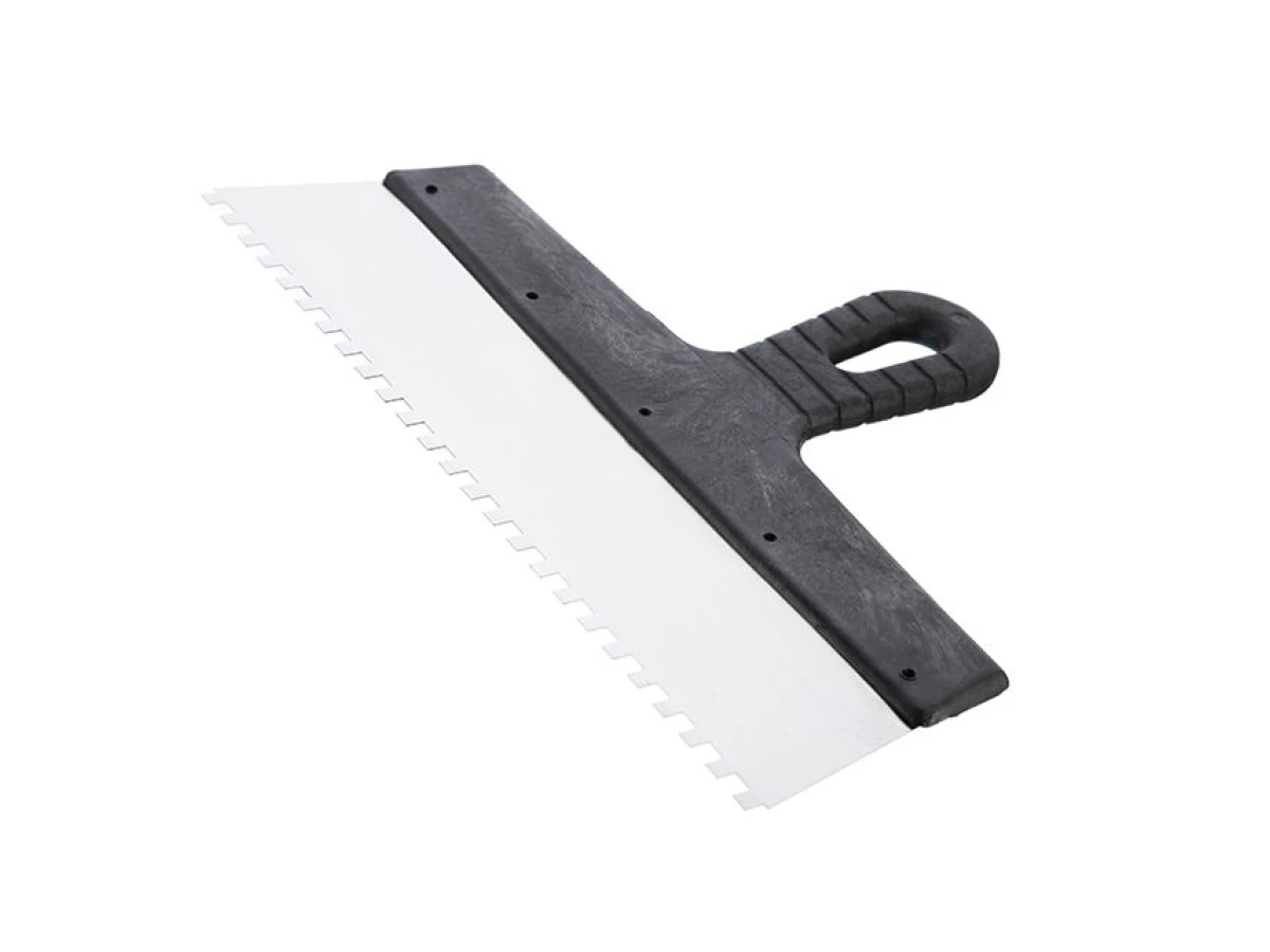 Шпатель из нержавеющей стали 300мм с зубом 6x6мм INTERTOOL KT-2306 