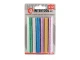 Комплект кольорових перламутрових клейових стрижнів 11.2 мм * 100 мм, 12 шт INTERTOOL RT-1029 
