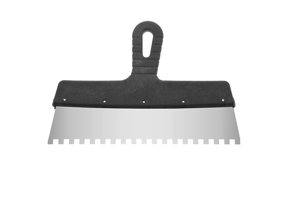 Шпатель из нержавеющей стали 300 мм, с зубом 8*8 мм INTERTOOL KT-2308 