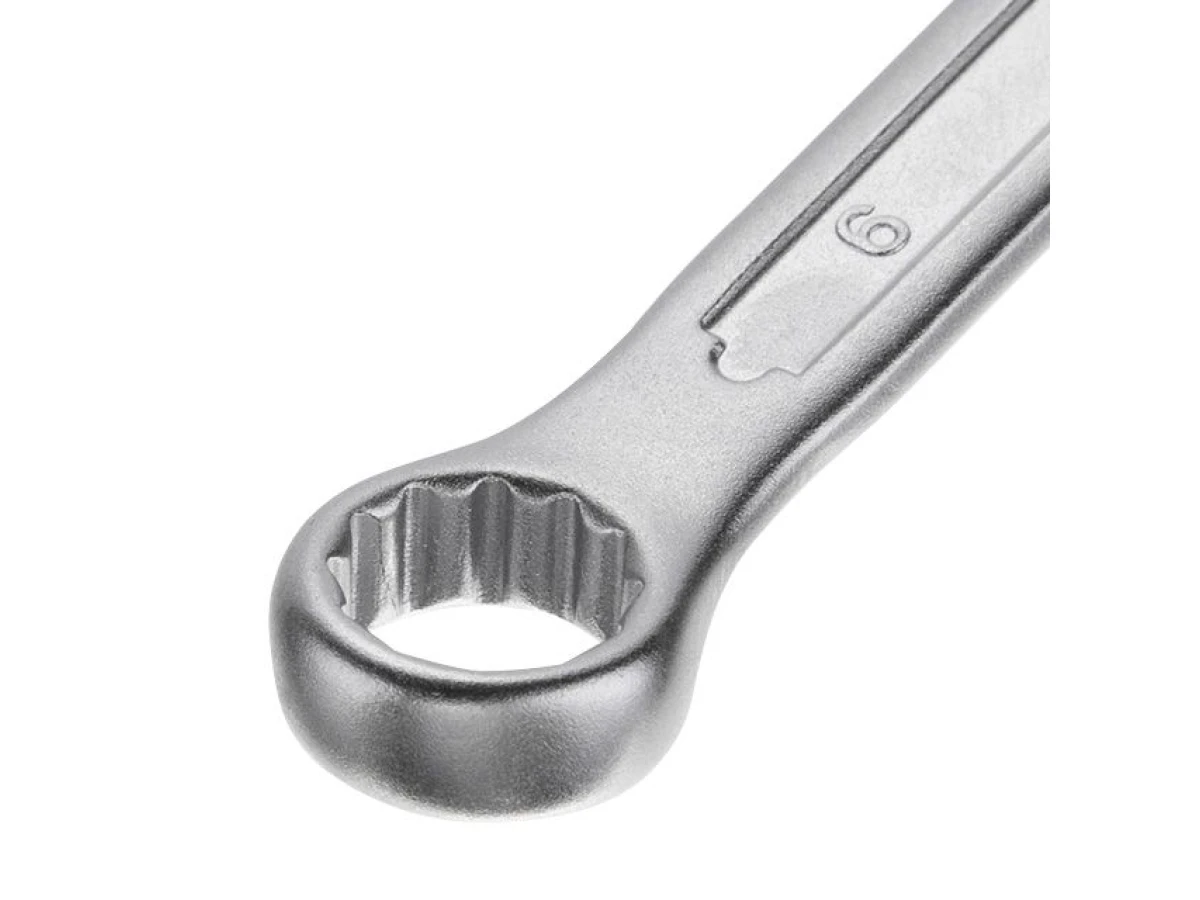 Ключ комбінований 9 мм, CrV, покриття Сатин-хром PROF DIN3113 INTERTOOL XT-1009 