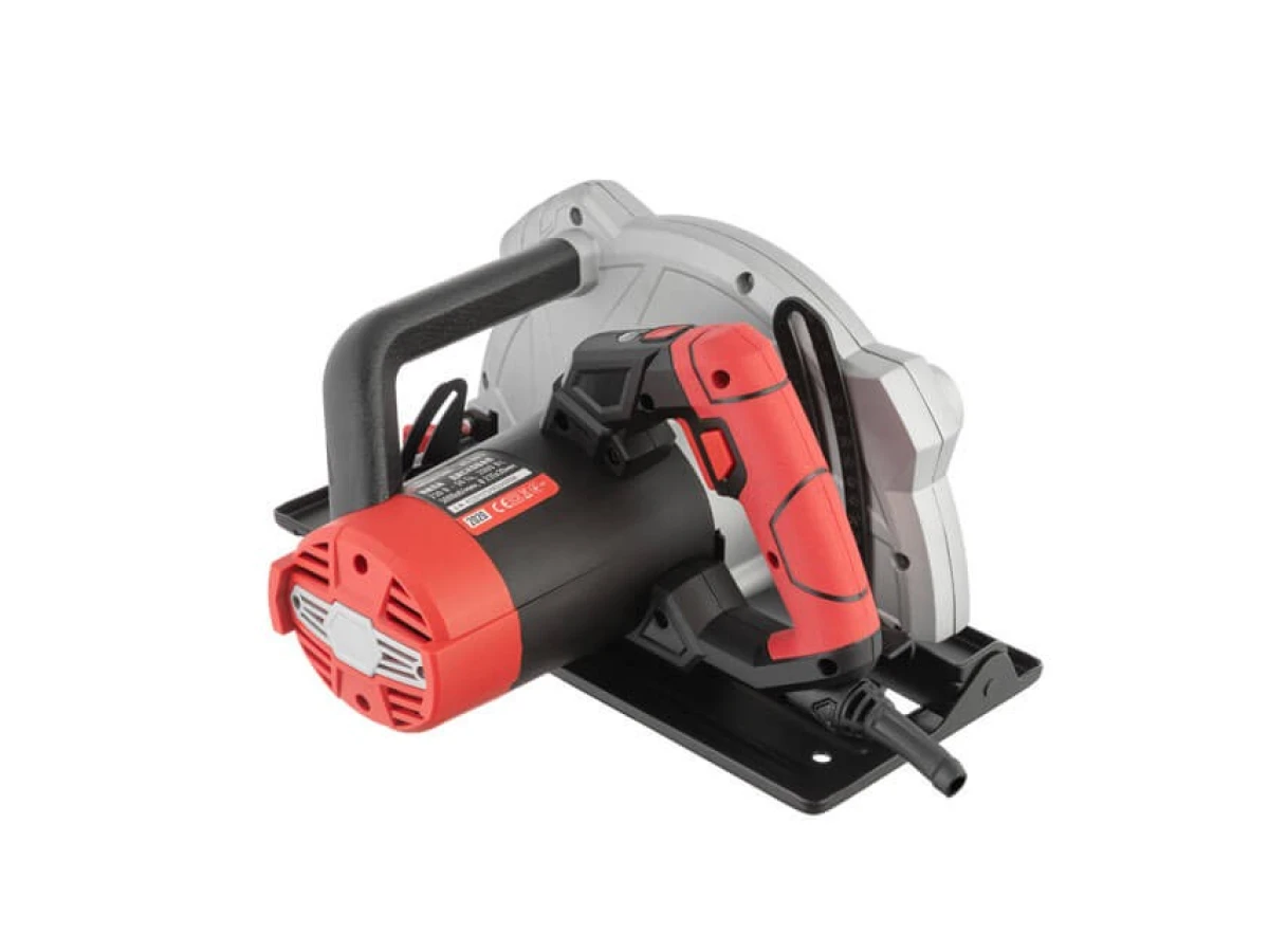 Пила дискова 2000 Вт, 5000 об/хв., кут 90-45°, глибина розпилу 85-56 мм, диск 235*30 мм, 40 зубів, лазер INTERTOOL WT-0623 