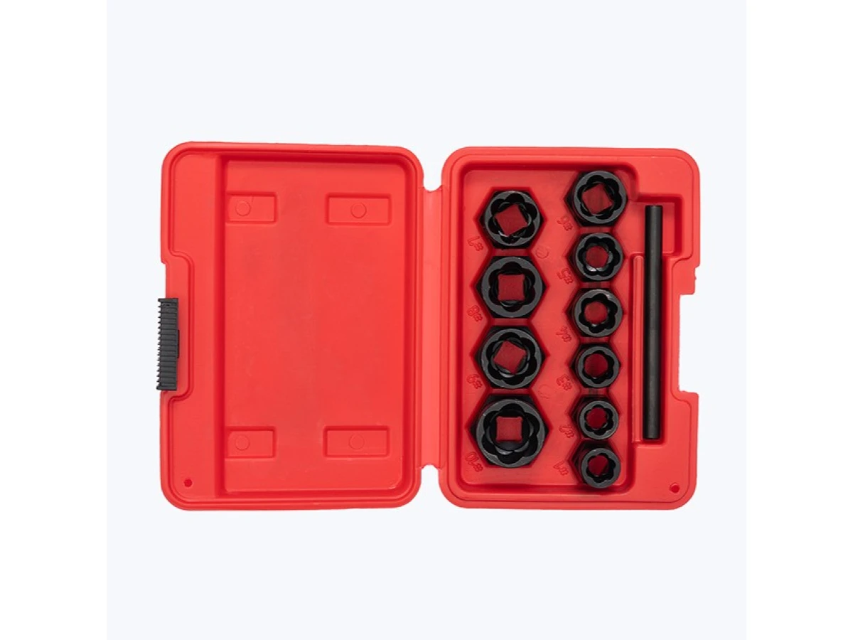 Набор экстракторов удлиненных для поврежденных болтов и гаек, 10шт INTERTOOL SD-8008 