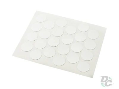 Заглушка до мініфіксу самоклеюча біла глянцева 0311