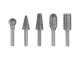 Набор шарошек по дереву 5 шт INTERTOOL BT-0030 