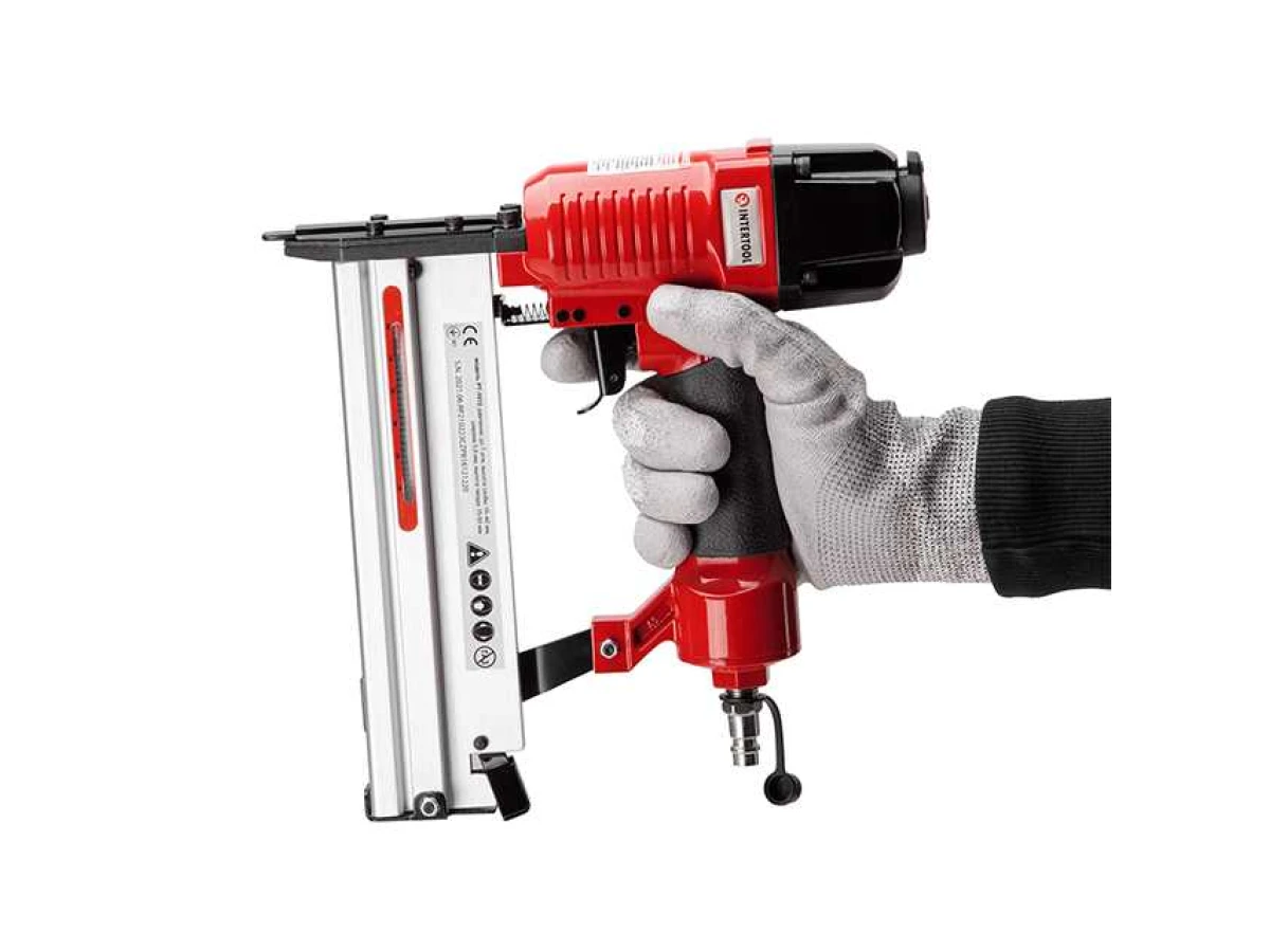 Степлер пневматичний комбінований для скоб та цвяхів INTERTOOL PT-1612 