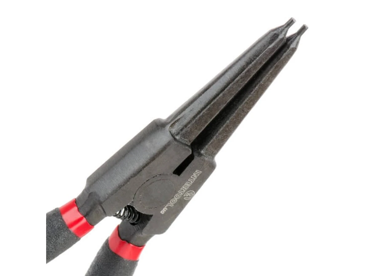 Набір щипців (4 шт) для зняття і установки стопорних кілець 180мм, 40CrV, фосфатовані, поліровані. INTERTOOL HT-7015 