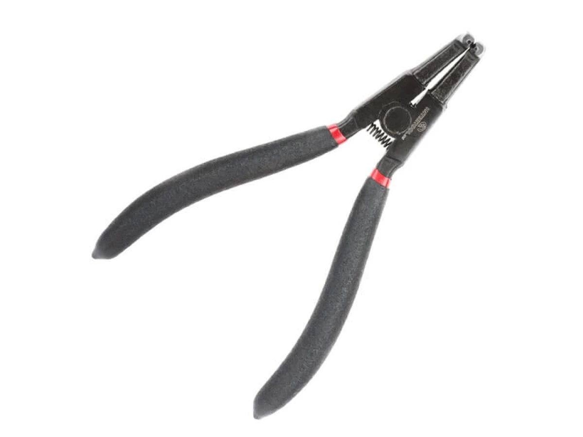 Набір щипців (4 шт) для зняття і установки стопорних кілець 180мм, 40CrV, фосфатовані, поліровані. INTERTOOL HT-7015 