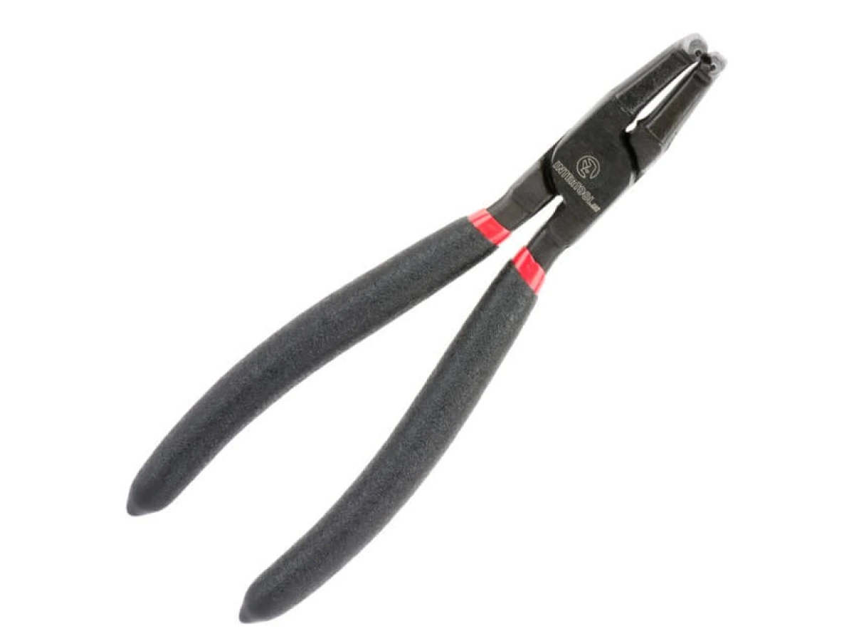 Набір щипців (4 шт) для зняття і установки стопорних кілець 180мм, 40CrV, фосфатовані, поліровані. INTERTOOL HT-7015 