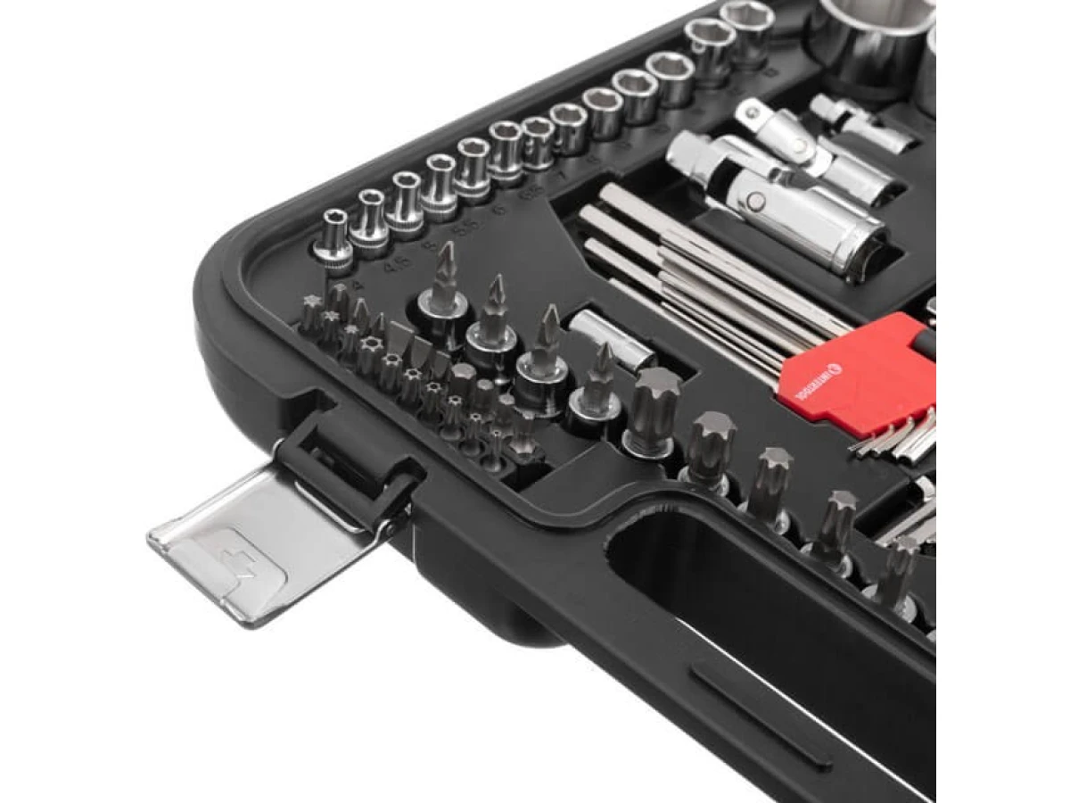 Набір інструментів 1/2" & 3/8" & 1/4", 126 од., Cr-V STORM INTERTOOL ET-8126 