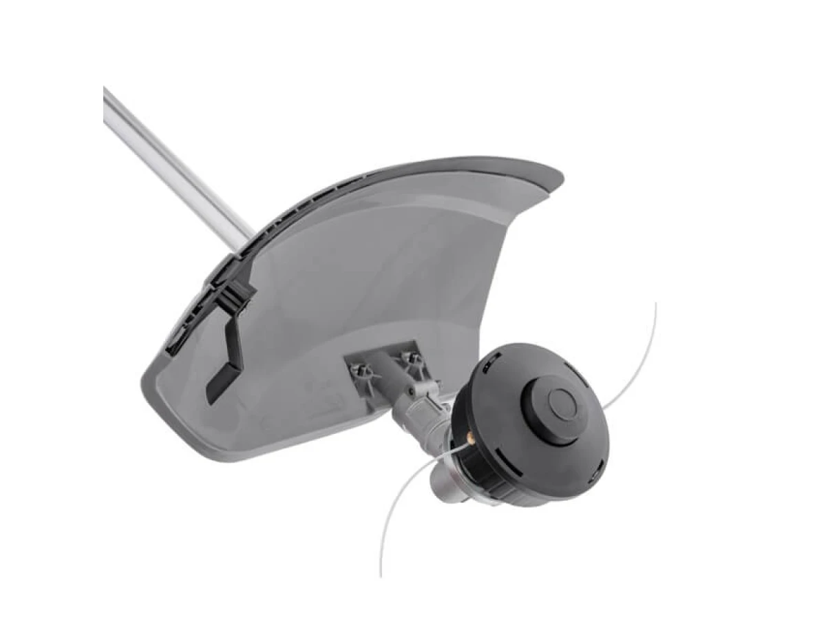 Триммер электрический, 1400 Вт, 230 В, ~50 Гц, 7500 об/мин, плавный пуск, диаметр вращения диска/лески 255/420 мм, катушка + 3-х зубчатый нож INTERTOOL DT-2248 