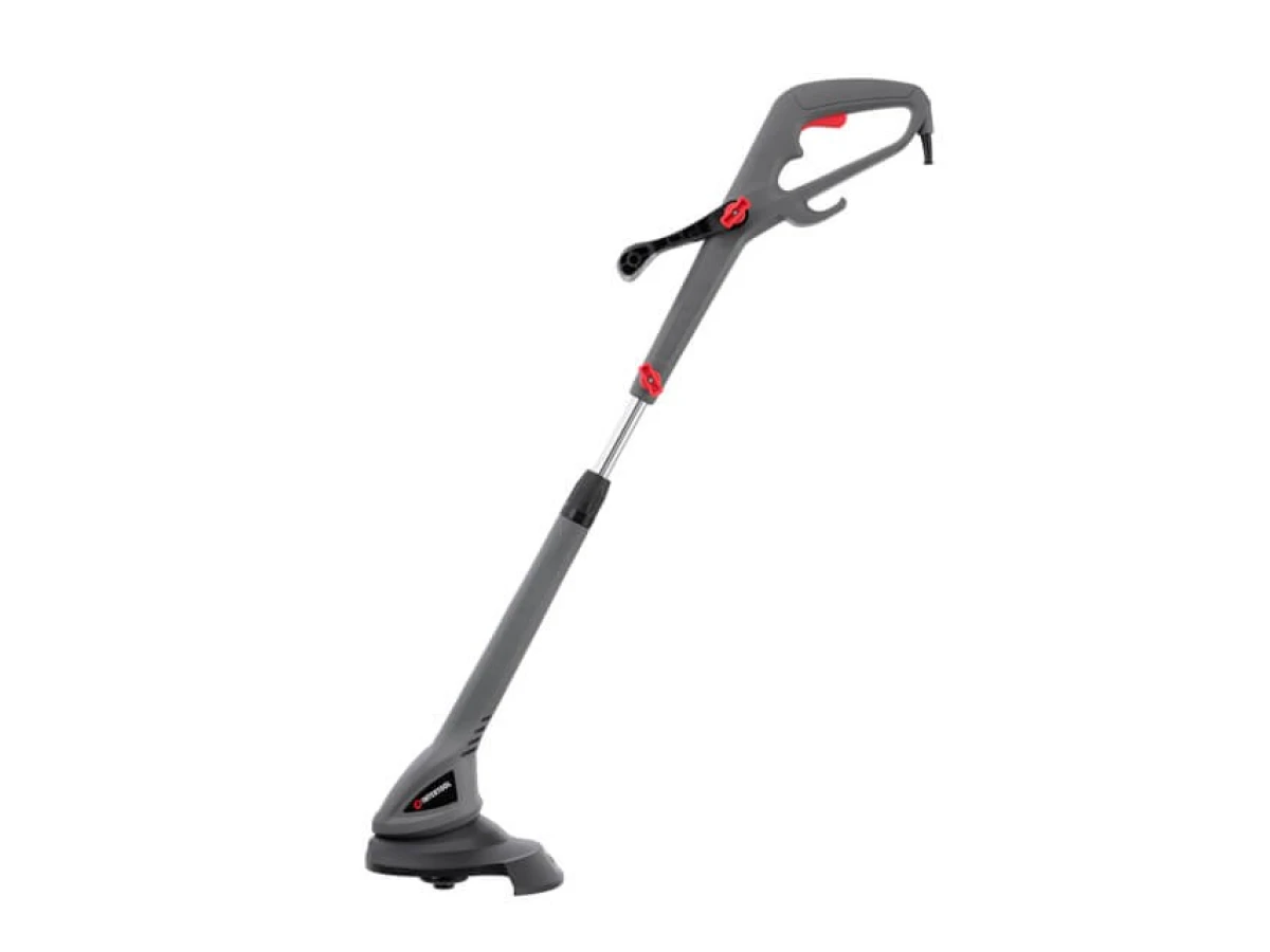 Триммер электрический, 350 Вт, 230 В, ~50 Гц, 10000 об/мин, диаметр вращения лески - 250 мм, регулировка длины штанги INTERTOOL DT-2253 