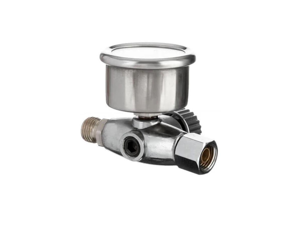 Регулятор тиску для пістолетів фарбувальних, професійний 1/4" INTERTOOL PT-1423 