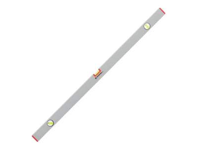 Уровень строительный 1000 мм, 3 глазка, сечение 21*46 мм INTERTOOL MT-1224