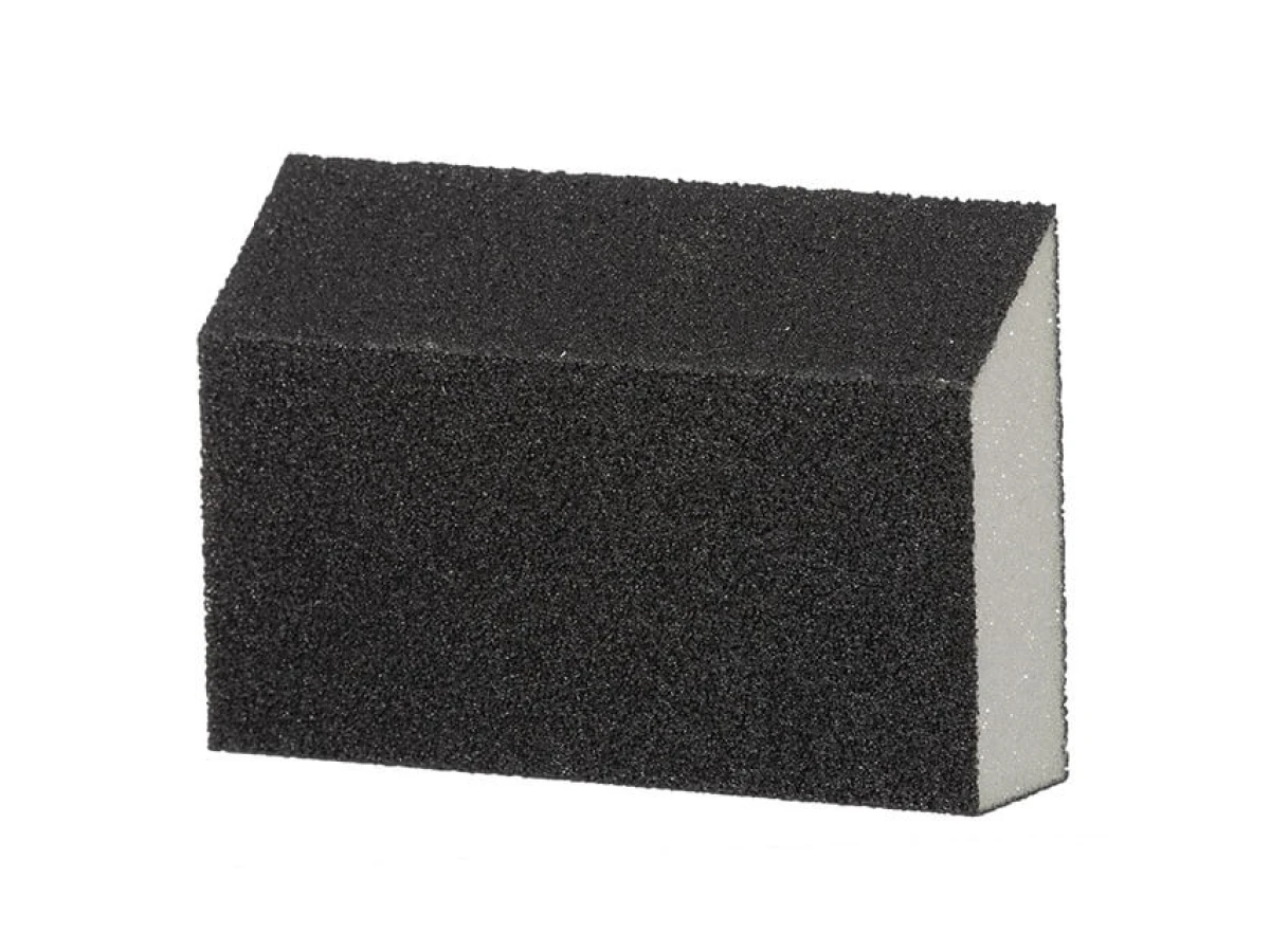 Губка для шліфування трапеція 110 * 75 * 54 * 25 мм, оксид алюмінію К180 INTERTOOL HT-0818 