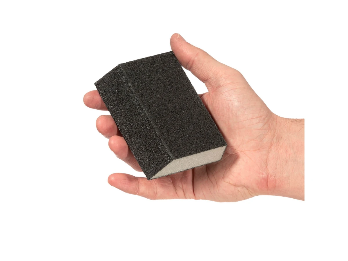 Губка для шліфування трапеція 110 * 75 * 54 * 25 мм, оксид алюмінію K240 INTERTOOL HT-0824 