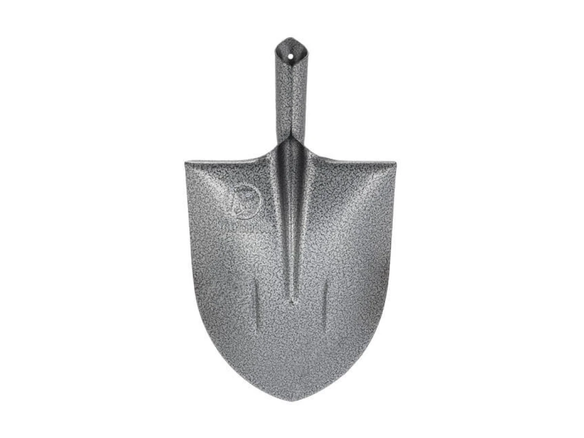 Лопата штыковая 0,8 кг., "Американка" с ребрами жесткости INTERTOOL FT-2000 