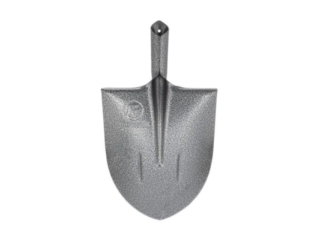 Лопата штыковая 0,8 кг., "Американка" с ребрами жесткости INTERTOOL FT-2000 