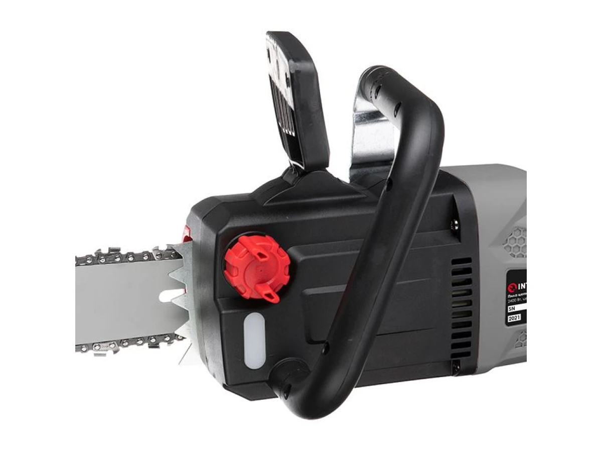 Пила ланцюгова електрична 2400 Вт, шина 40 см, SDS-система натяжіння ланцюга, прямий двигун INTERTOOL DT-2206 