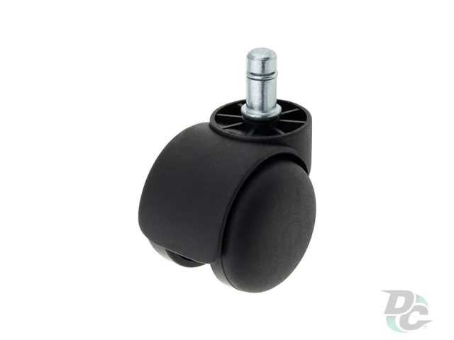 Ролик d-50 мм пластиковый Чёрный со штифтом для кресел ДС 