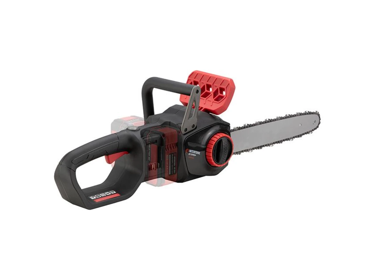 Пила цепная аккумуляторная с бесщеточным двигателем 40 В (2х20 В), шина 35 см, SDS-система натяжки цепи, без ЗУ и АКБ INTERTOOL WT-9211 