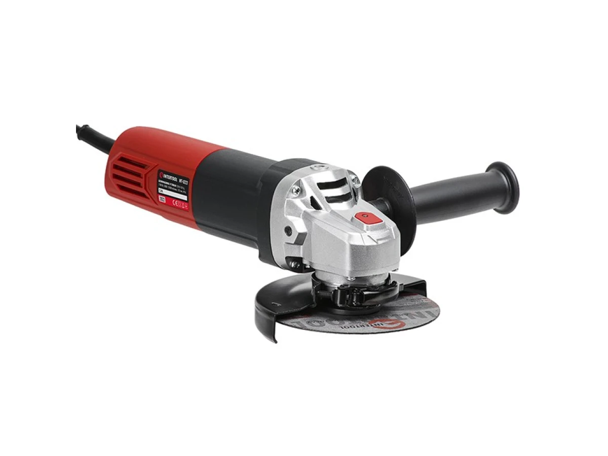 Шлифмашина угловая, 1100 Вт, диаметр круга 125 мм, регулировка оборотов 3000-12000 об/мин INTERTOOL WT-0223 