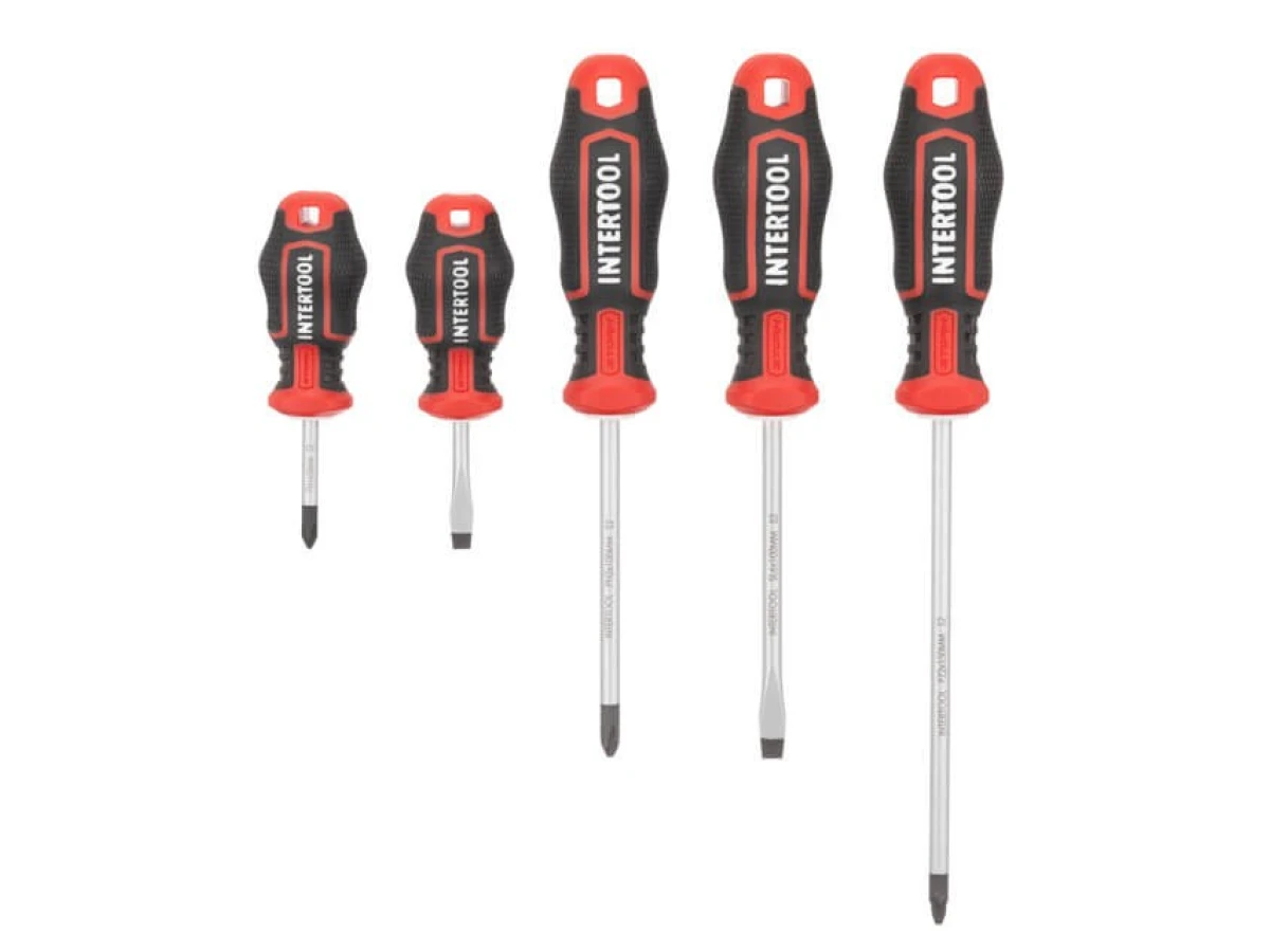 Набір інструментів 1/2" & 1/4", 100 од., Cr-V STORM INTERTOOL ET-8100 