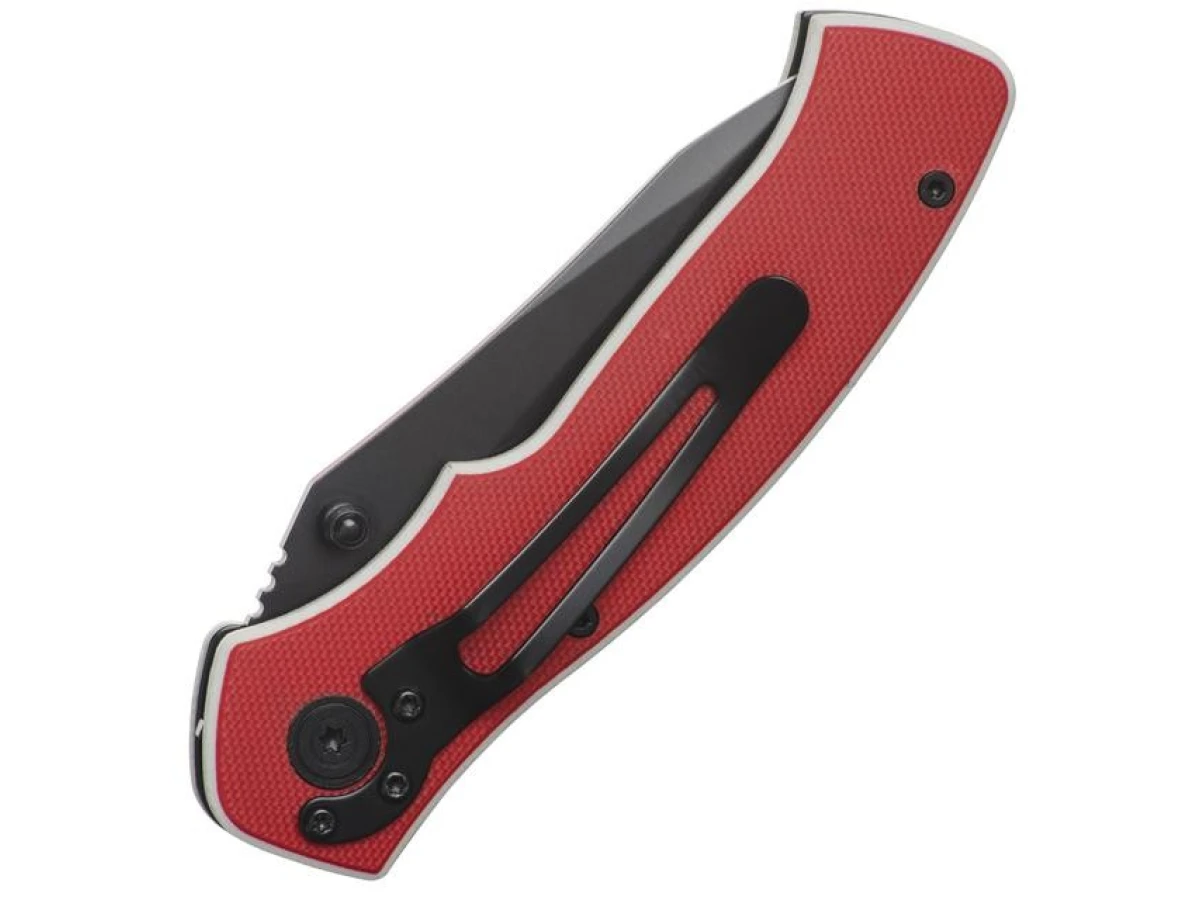 Ніж складаний 194 мм, ручка з металевими вставками INTERTOOL HT-0595 