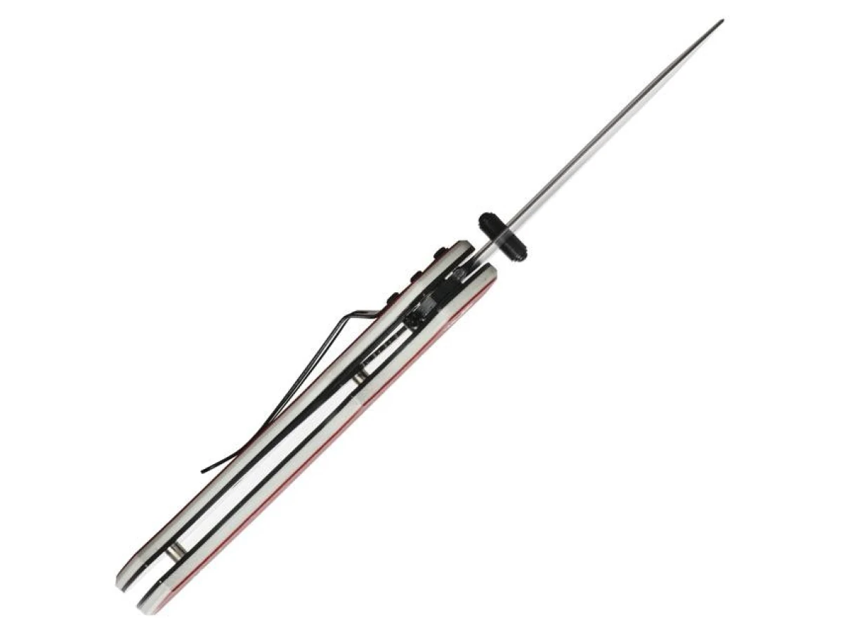 Ніж складаний 194 мм, ручка з металевими вставками INTERTOOL HT-0595 