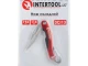 Ніж складаний 194 мм, ручка з алюмінієвими вставками, карабін INTERTOOL HT-0596 