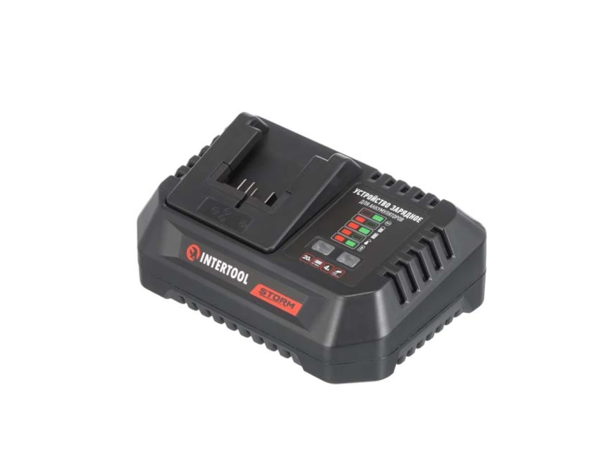 Пристрій зарядний для акумуляторів Li-ion 20 В, струм заряду 4.0 А INTERTOOL WT-0345 