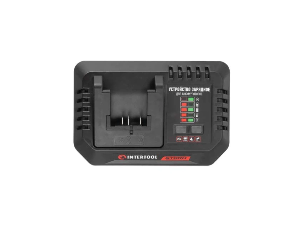 Пристрій зарядний для акумуляторів Li-ion 20 В, струм заряду 4.0 А INTERTOOL WT-0345 