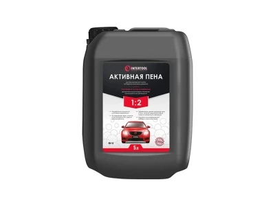 Пена активная 5 л, готовая к применению или 1:2, для бесконтактной мойки аппаратом высокого давления INTERTOOL FS-9005