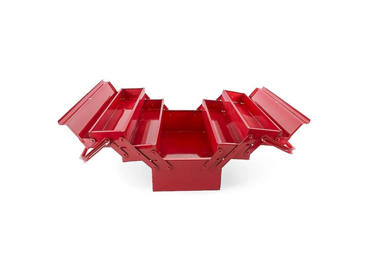 Ящик для інструментів металевий 450 мм, 5 секцій INTERTOOL HT-5045 