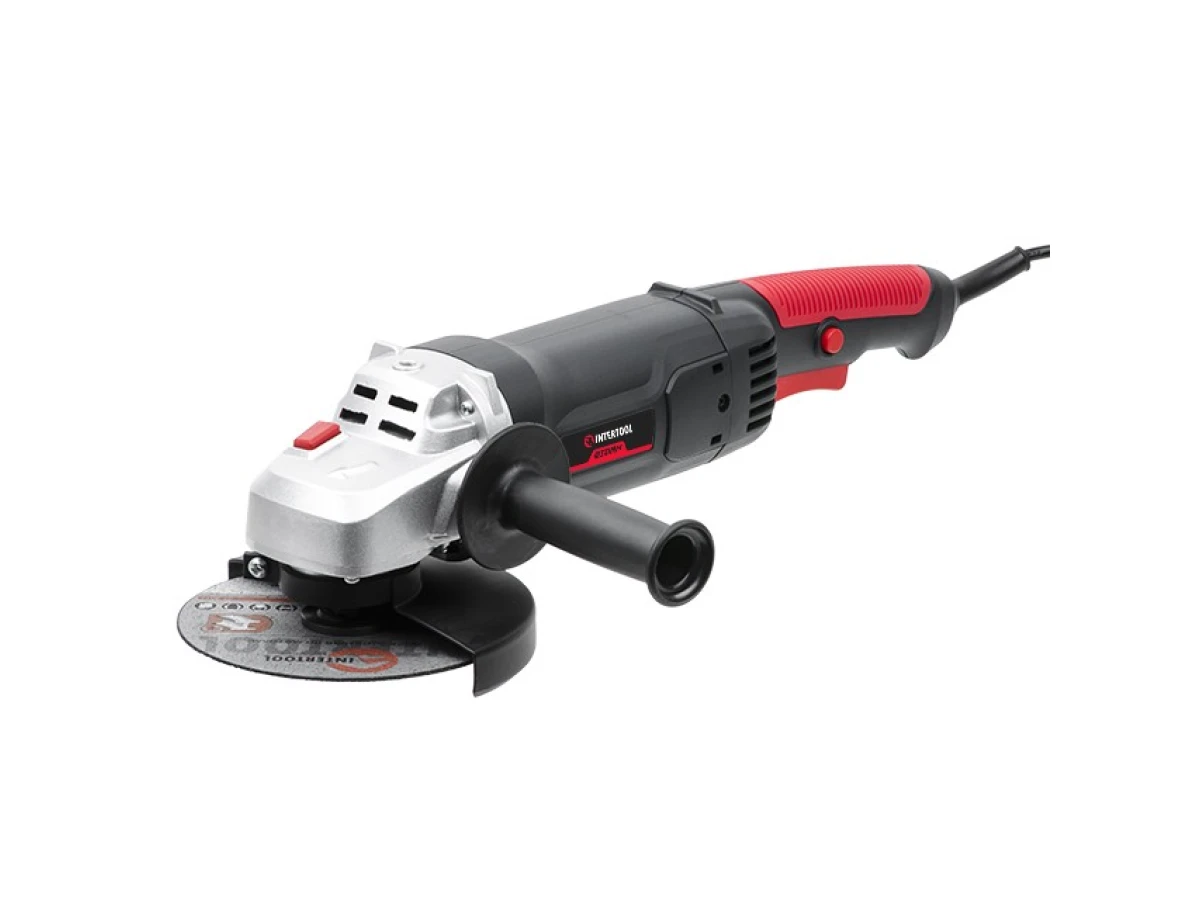Шлифмашина угловая, 1500 Вт, диаметр круга 150 мм, 8500 об/мин INTERTOOL WT-0226 