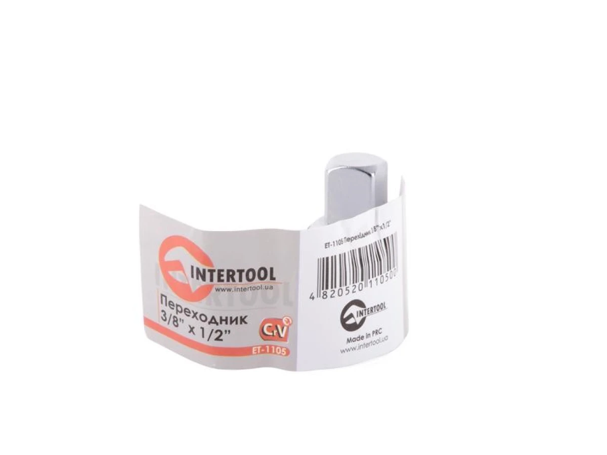 Перехідник 3/8" x 1/2", CrV INTERTOOL ET-1105 