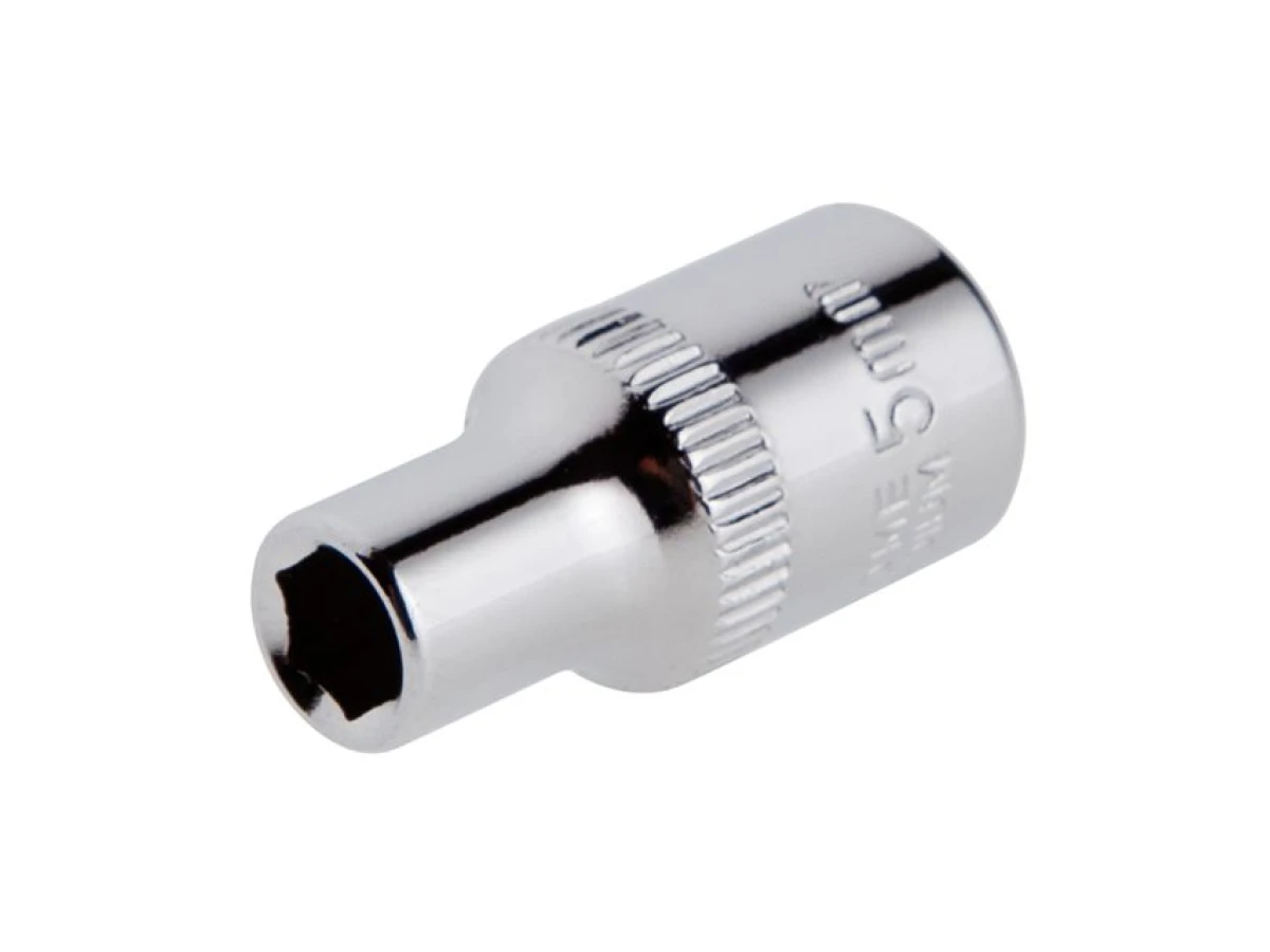 Головка шестигранная 1/4", 5мм, Cr-V. STORM INTERTOOL ET-0434 