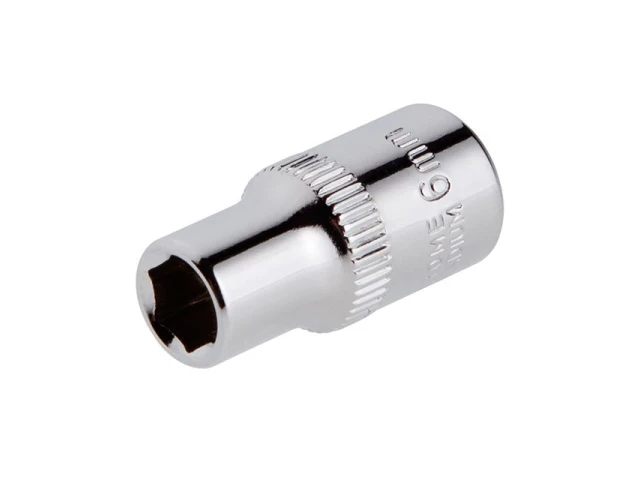 Головка шестигранная 1/4", 6мм, Cr-V. STORM INTERTOOL ET-0436 