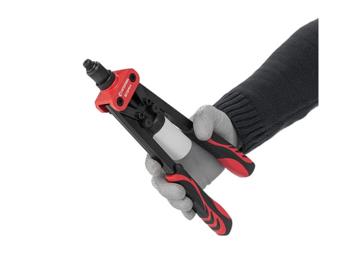 Пістолет заклепувальний дворучний 330 мм, діаметр застосовуваної заклепки 3.2; 4; 4.8 мм, Storm INTERTOOL RT-0017 