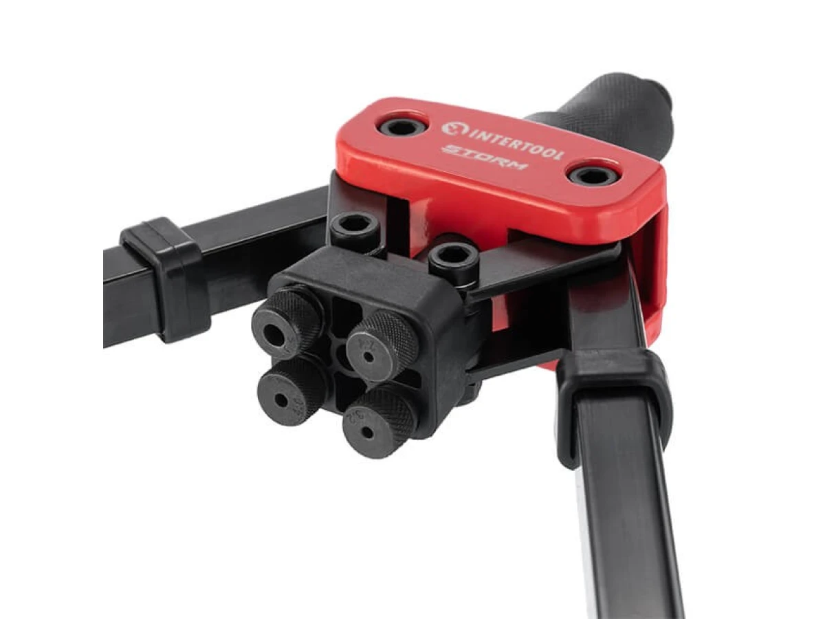 Пістолет заклепувальний ручний 360 мм, діаметр застосовуваної заклепки 2.4; 3.2; 4; 4.8; 6.4 мм, Storm INTERTOOL RT-0018 