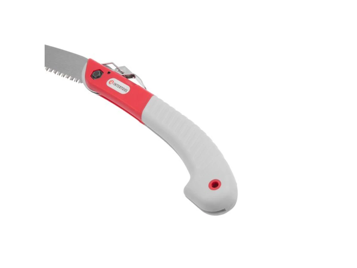 Ножівка садова, складана 180 мм, 7 зуб/дюйм, потрійне заточування INTERTOOL HT-3142 
