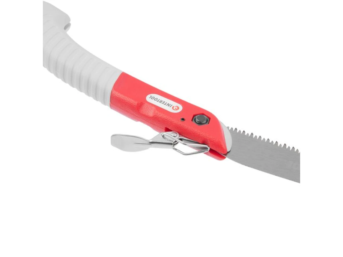 Ножівка садова, складана 180 мм, 7 зуб/дюйм, потрійне заточування INTERTOOL HT-3142 