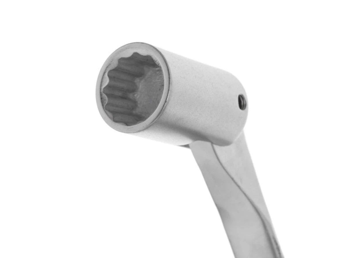 Ключ ріжково-накидний шарнірний 16 мм, CrV, покриття сатин-хром INTERTOOL XT-1416 