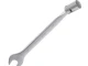 Ключ ріжково-накидний шарнірний 17 мм, CrV, покриття сатин-хром, INTERTOOL XT-1417 