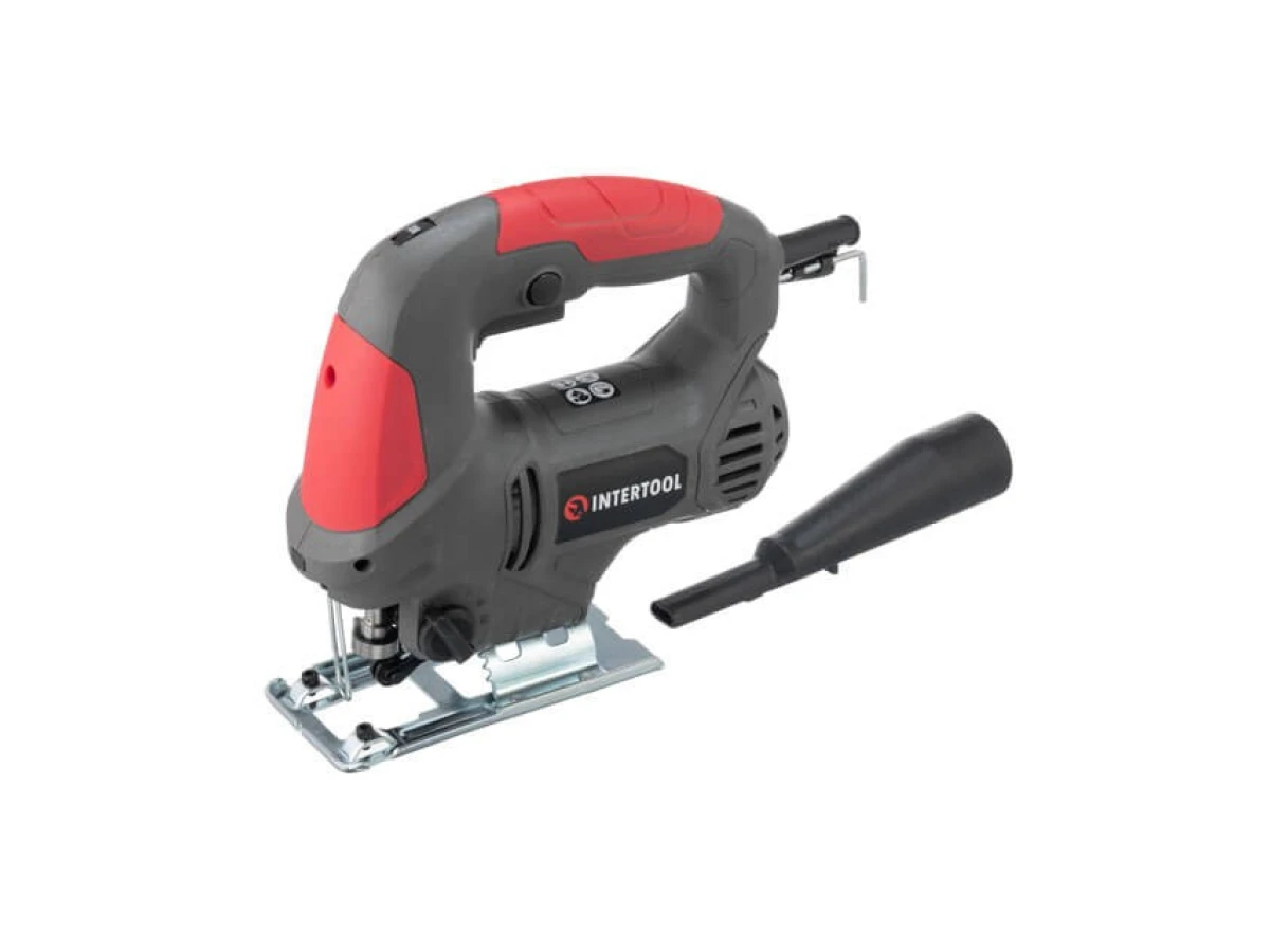 Электролобзик 750 Вт, 0-3000 ход/мин, глубина распила 80 мм INTERTOOL DT-0461 