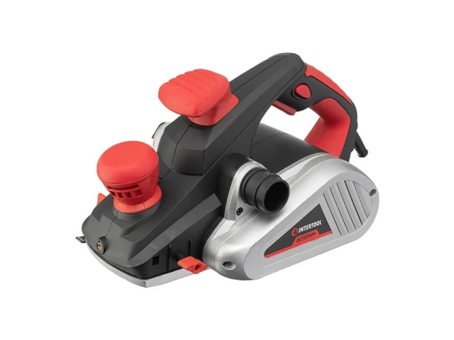 Рубанок электрический 1300 Вт, 16000 об/мин, нож 110 мм, 0-3.5 мм INTERTOOL WT-0711 