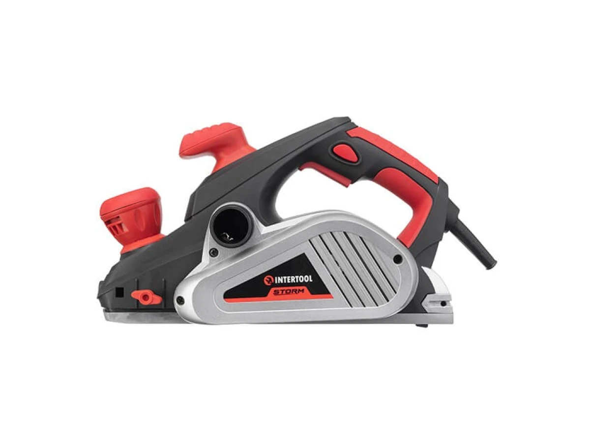 Рубанок электрический 1300 Вт, 16000 об/мин, нож 110 мм, 0-3.5 мм INTERTOOL WT-0711 